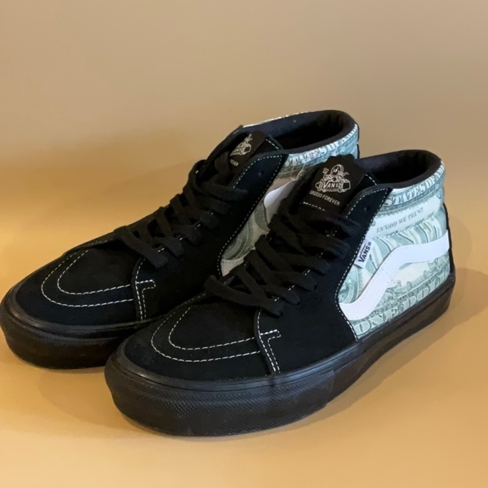 Vans x Supreme Skate Grosso Mid 'Dollar' Sneakers